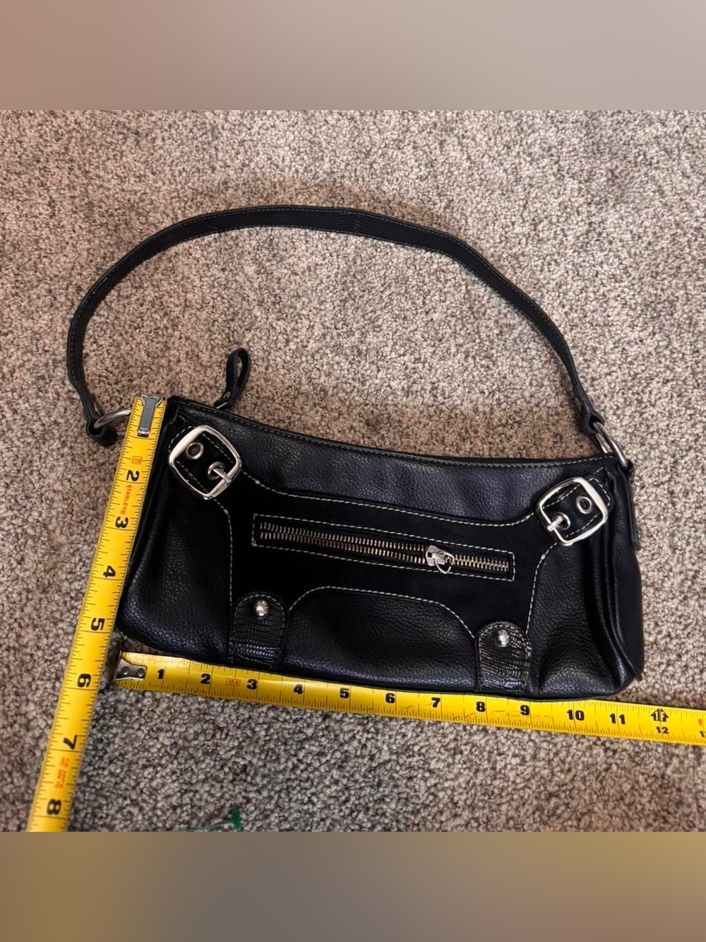 ❌SOLD❌Nine West Vintage Y2K Faux-Leather Shoulder Bag - Picture 5 of 5